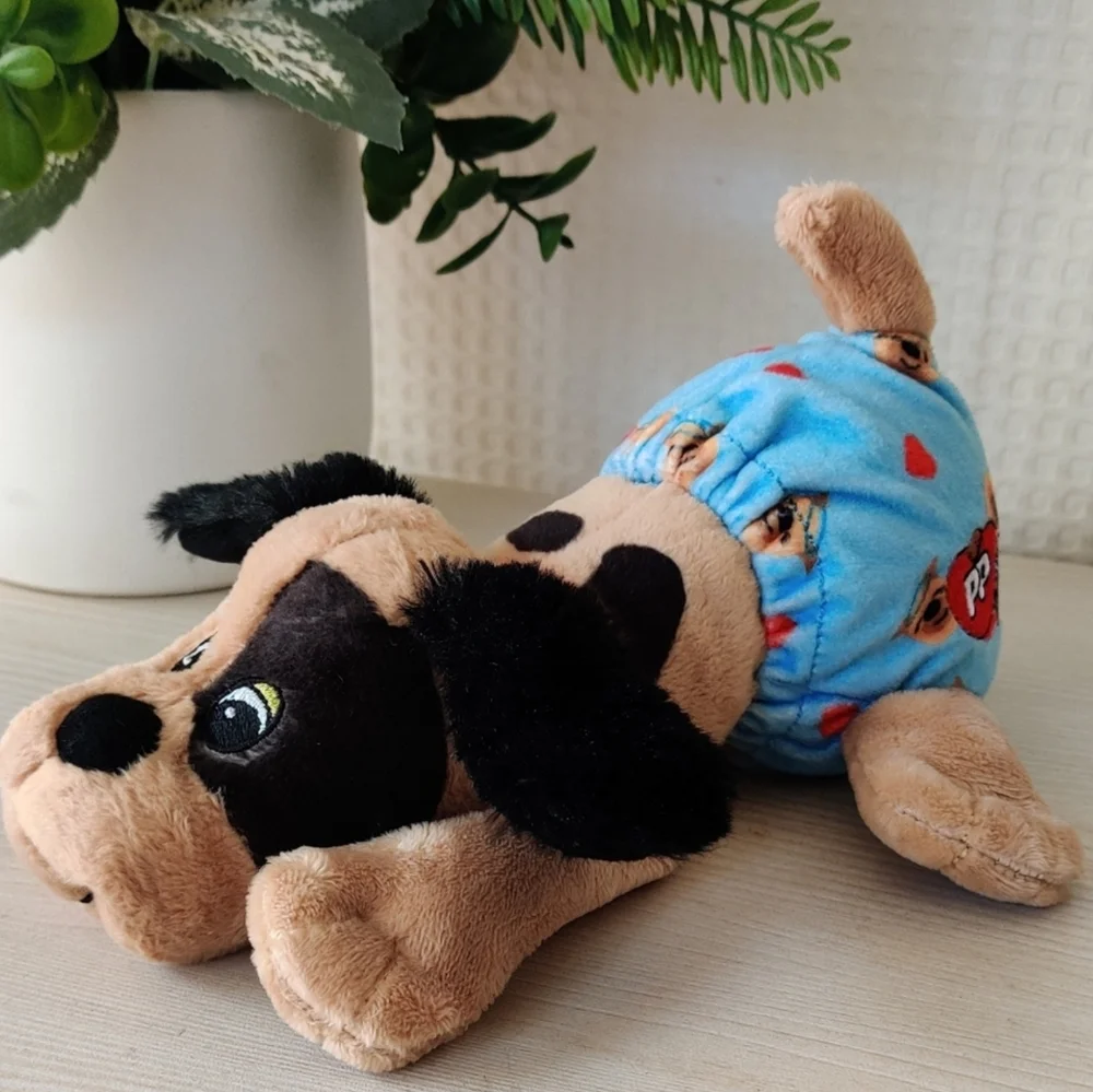Hasbro 2023 Basic Fun Pound Puppies New Borns, Tan&Black 8